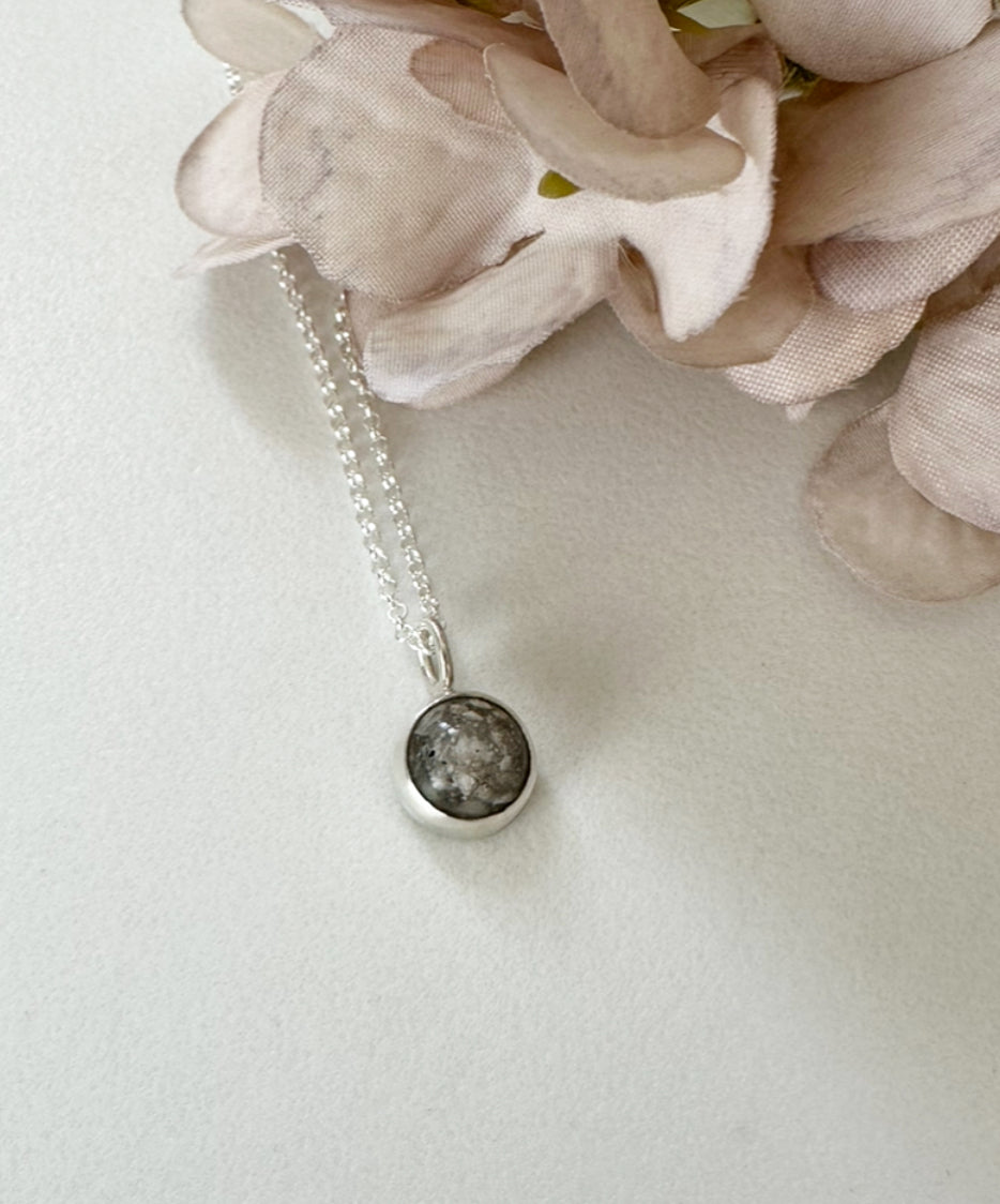 Classic Round Pendant in Sterling Silver