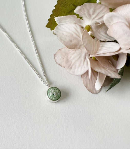 Classic Round Pendant in Sterling Silver