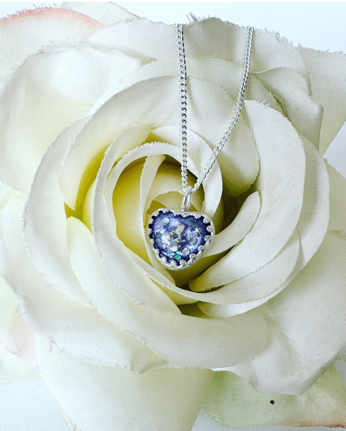 Cherished Heart Pendant in Sterling Silver